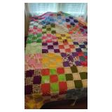 Full Size Tie Quilt Really Nice
