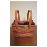 1992 Seasons Greetings Longaberger Basket