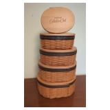 5 Pc Collectors Club  Harmony Nesting Longaberger