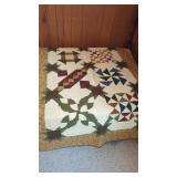 Quilted Coverlet Heavy & Nice!