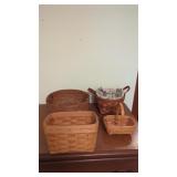 4 Longaberger Baskets