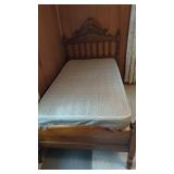 Antique Walnut Bed Complete with Mattress set