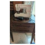 Singer Scholastic Sewing Machine & Cabinet