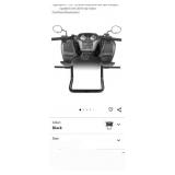 New- Tigersgate 1 1/4" Black Meathook Bar Ape