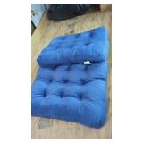 2 New  24" x 21" Floor Cushions Tufted Floor