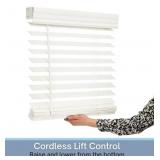 LOTUS & WINDOWARE Cordless 2-inchFaux Wood Blind