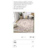 New- Washable Area Rugs for Living Room - 5x7
