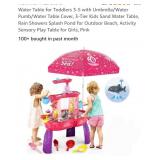 Water Table for Toddlers 3-5 with Umbrella/Water