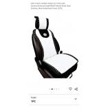New Crown Leather White Car Front Seat