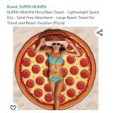 New- SUPER HEAVEN Microfiber Towel - Lightweight