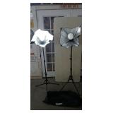 (2) TorJim  Photography Lights on adjustable