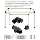 NatureIn Slanted Roof Pergola Brackets 4 x