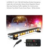 LUMENIX 31 Inch 168 LED Rooftop Strobe Emergency