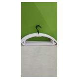 10 Velvet Clothes Hangers with 360 Swivel Hooks