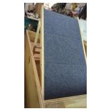 Wood Folding Pet Ramp 20" High 16" W