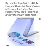 Folding  UV Light For Resin ( needs charging cord