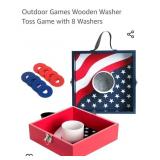 Wooden  Washer Toss Game (1 of centerpiece tube