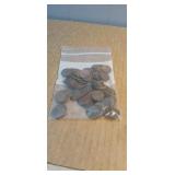 100 Mixed Dates Wheat Pennies