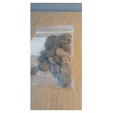 100 Mixed Dates Wheat Pennies