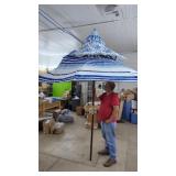 Large Pagoda Umbrella Outdoor Patio Umbrella 9 Ft