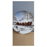 1989 Budweiser Plate " Winter