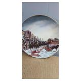 1992 Budweiser Plate  " The Perfect Christmas "