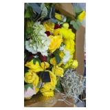 Yellow Wedding Decor, Tablecloths, Lights, Roses,