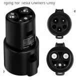New J1772 to Tesla Charger Adapter, Max 80A 250V