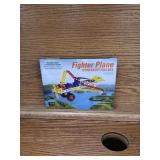 New 108 piece stainless steel fighter plane