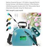 Battery Powered Sprayer 1.35 Gallon, Upgrade