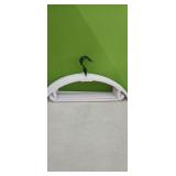 (10) New Velvet Clothes Hangers with 360 swivel