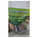 ( 2 ) 18 Lb Bags Grey Natural River Rocks Mexican