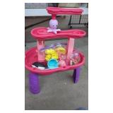 Pink/Purple Water Table for Toddlers  3-Tier Kids