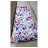 Toddler Nap Mat with Pillow Floral Mauve Pink