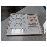 New My First Year picture frame with space for