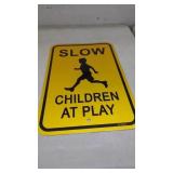 Slow-Children at Play Sign   18ï¿½x12ï¿½ Rust Free