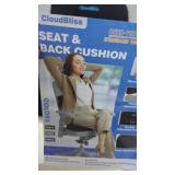 New Cloud Bliss Seat & Back CushionMemory Foam