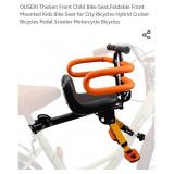 OUSEXI Thicken Front Child Bike Seat,Foldable