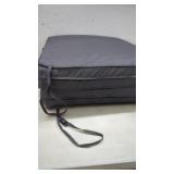 2 New 20" x 20" x 4" Outdoor Chair Cushions  Tie