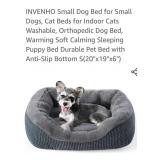 Small pet bed with anti-slip bottom   20" x 19" x