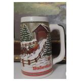 1984 Budweiser Holiday Stein