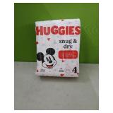 (30)  Size 4  Huggies Diapers