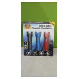 (3) Ultra Slim Magnetic Flashlights