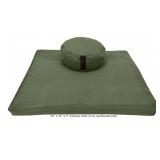 Retail $189. New Meditation Cushion Set  Round &