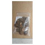 100 Mixed Dates Wheat Pennies