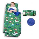 Toddler Nap Mat with Pillow and Blanket, Extra