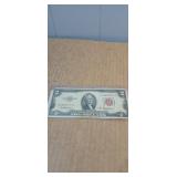 1953A  Red Seal $2  U.S. Note " Will Pay to the