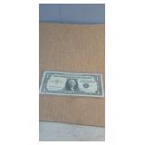 1957A   Blue Seal Silver Certificate in