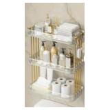 (New) 3 Shelf  Bathroom  Wall Mounted Storage
