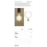 SD LUX Large Globe G40 Vintage LED Light Bulb 8W